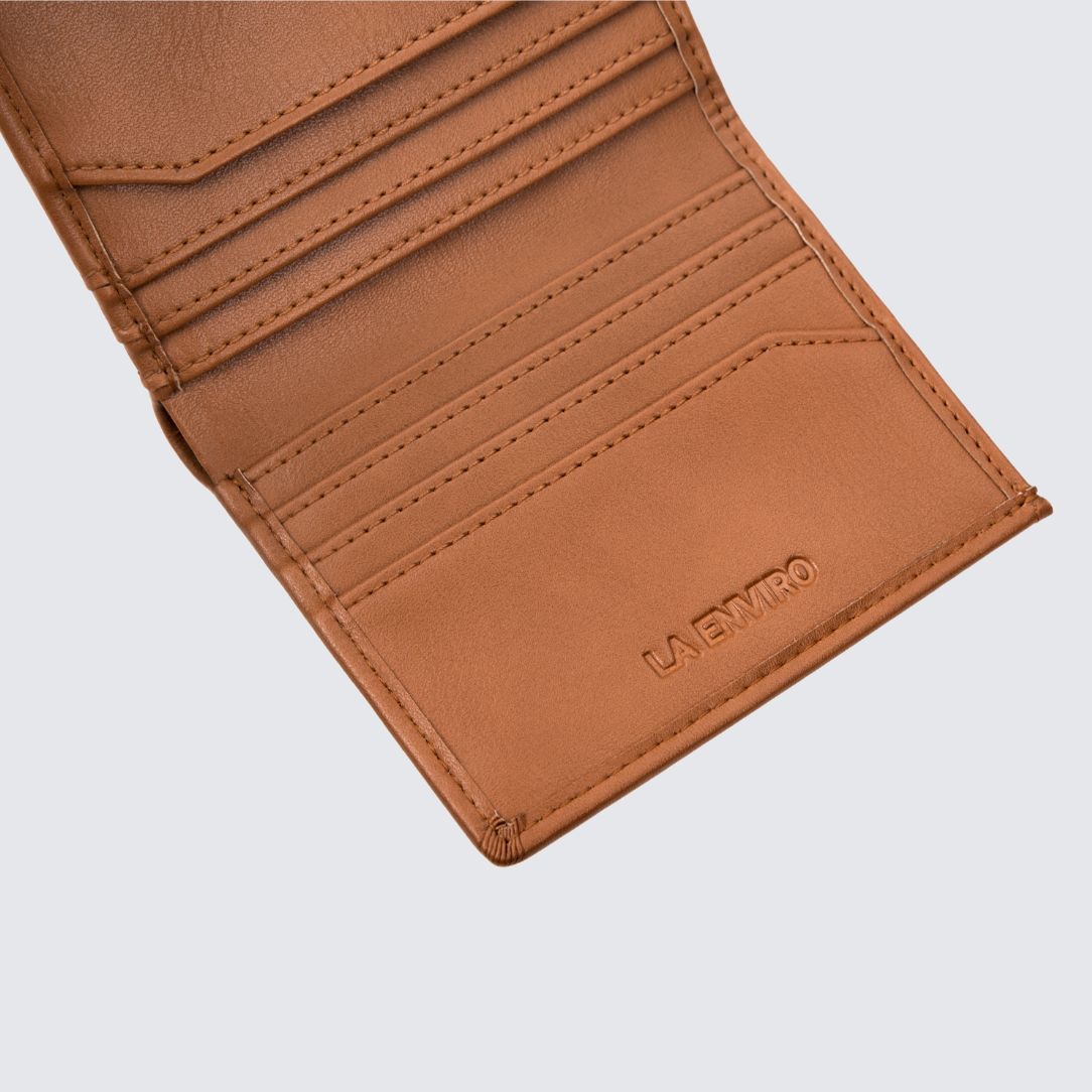 LA ENVIRO Broome Unisex Tan Wallet