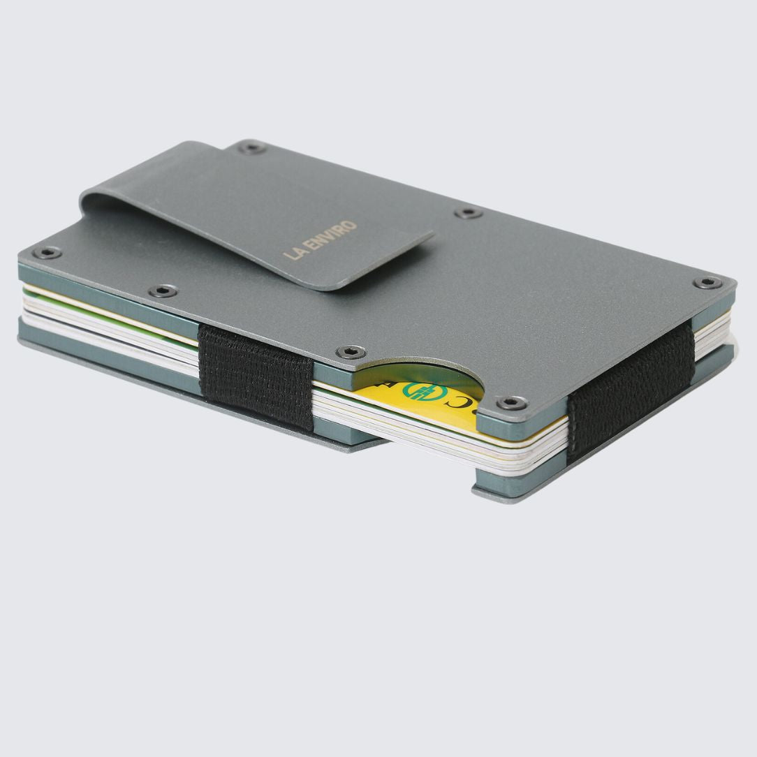 Minimalist Metal Wallet I Grey