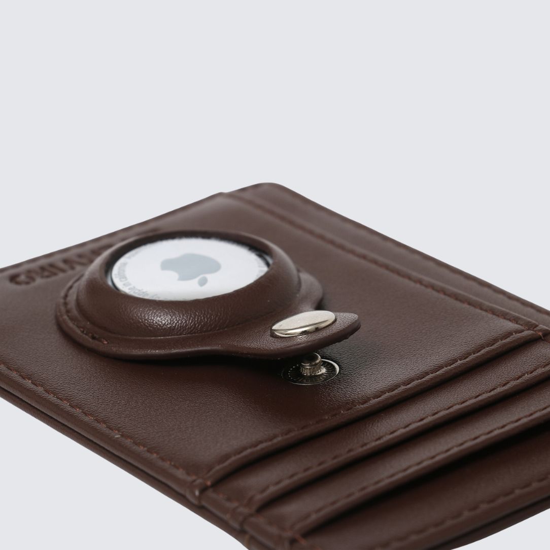BRADDON Airtag Card Holder I Brown