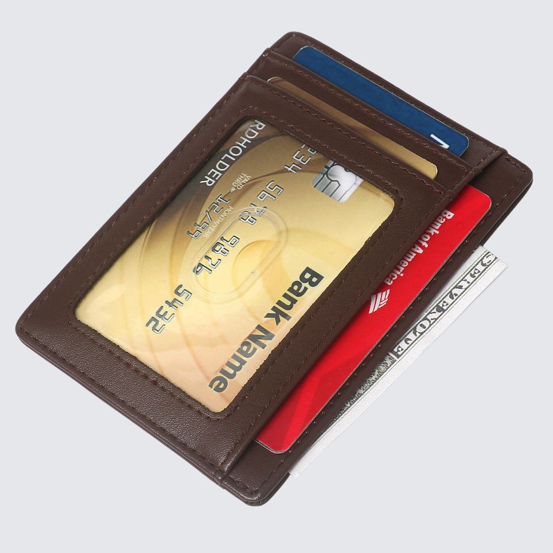 BRADDON Airtag Card Holder I Brown