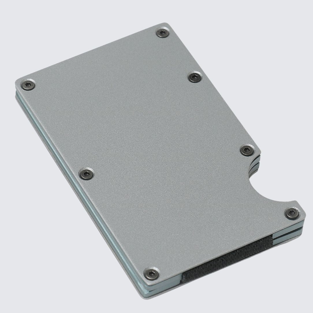 Minimalist Metal Wallet I Grey