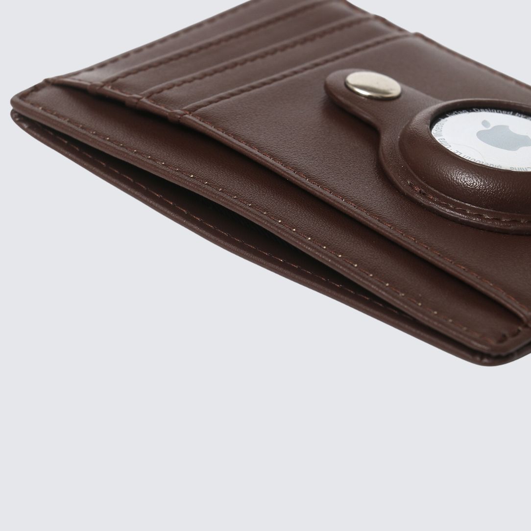 BRADDON Airtag Card Holder I Brown