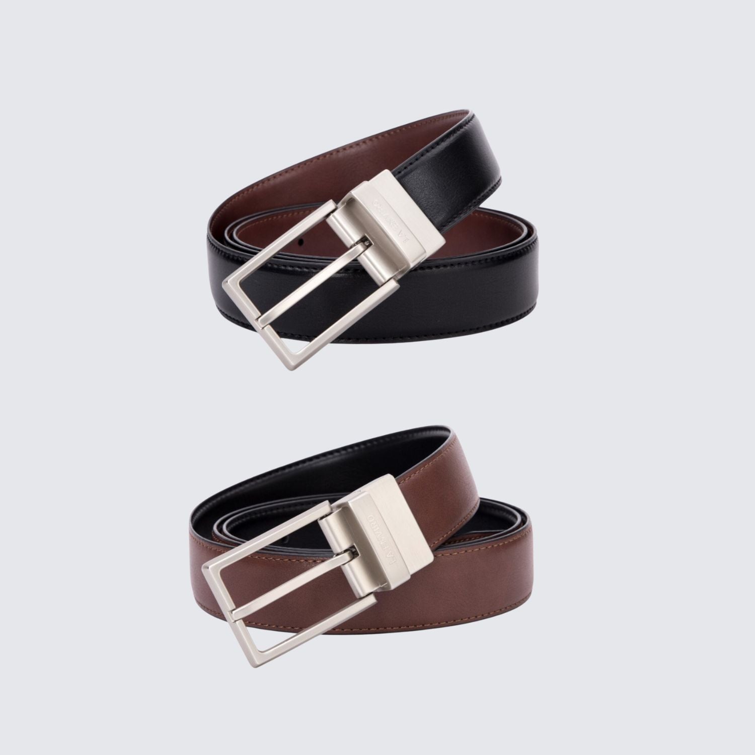 EZRA Reversible Belt | Classic Black & Brown
