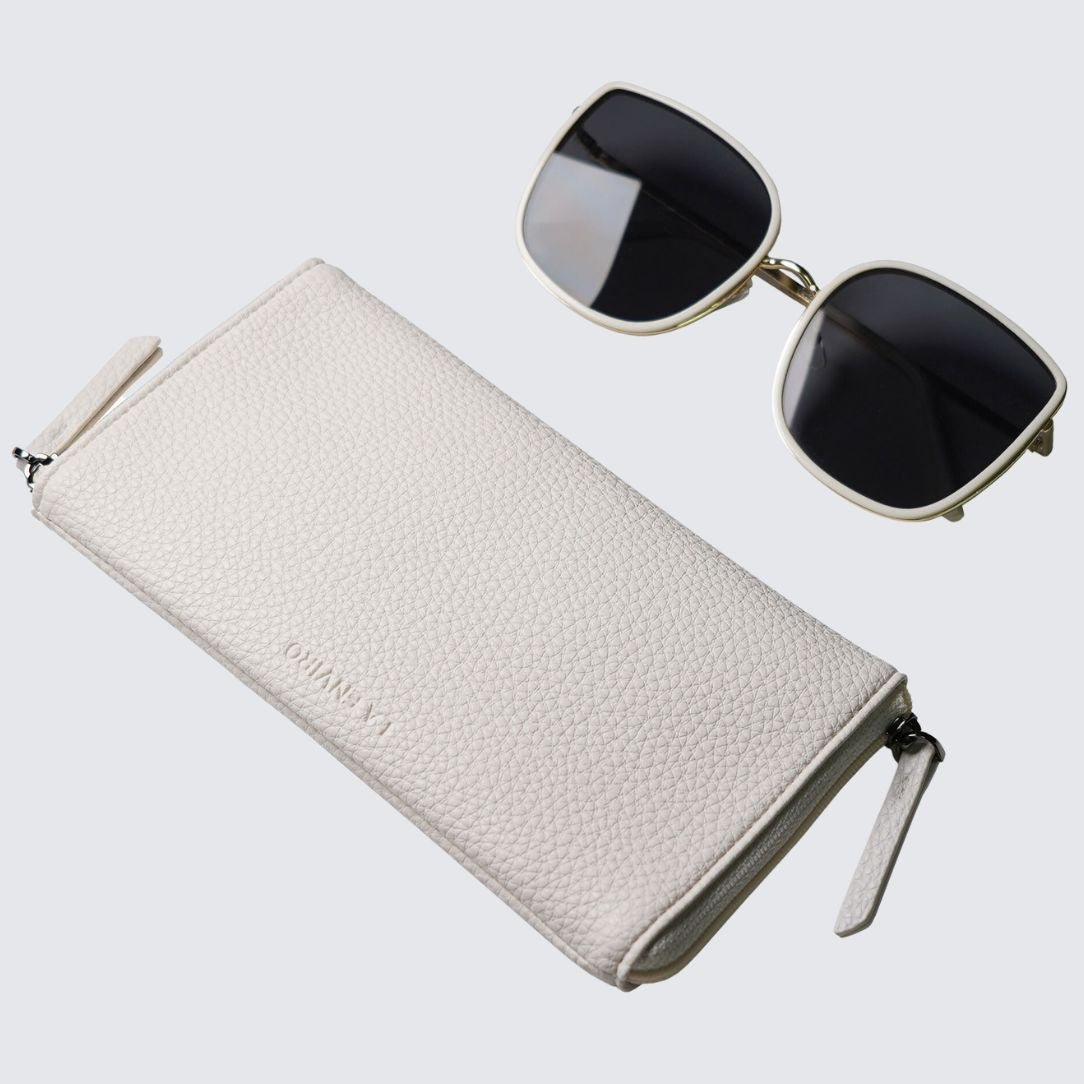 EDEN Double Sided Glasses Case I Ivory