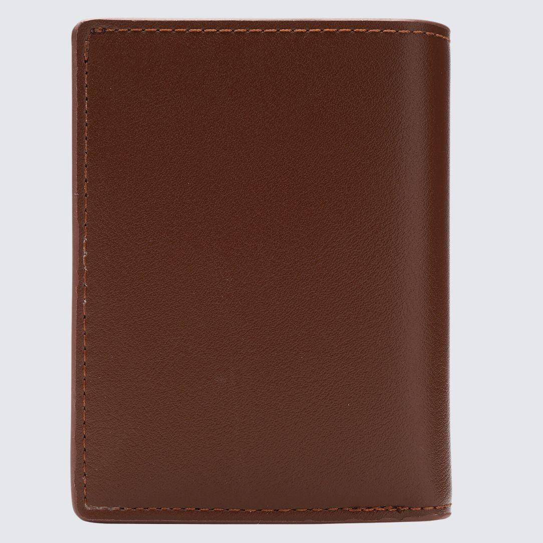 Brown color FITZROY AirTag Wallet