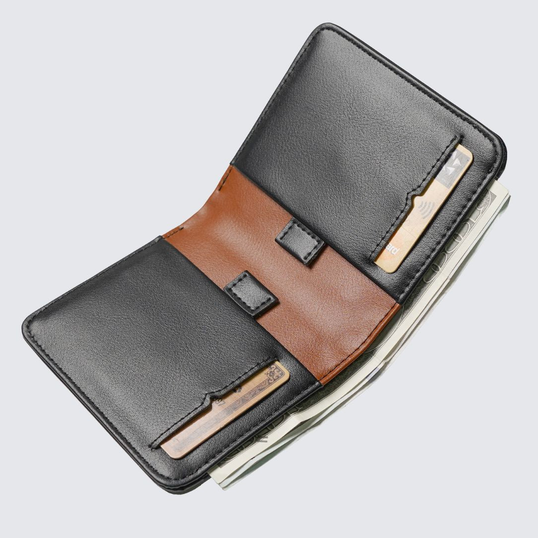 Inside of Black color FREO Wallet