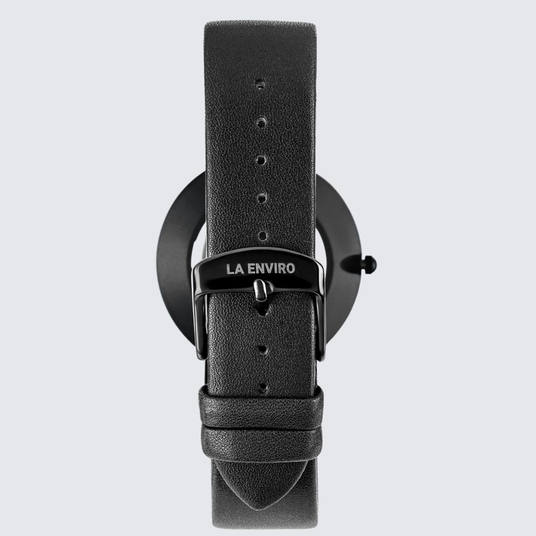 Black Classic Watch with Black Strap I 40 MM