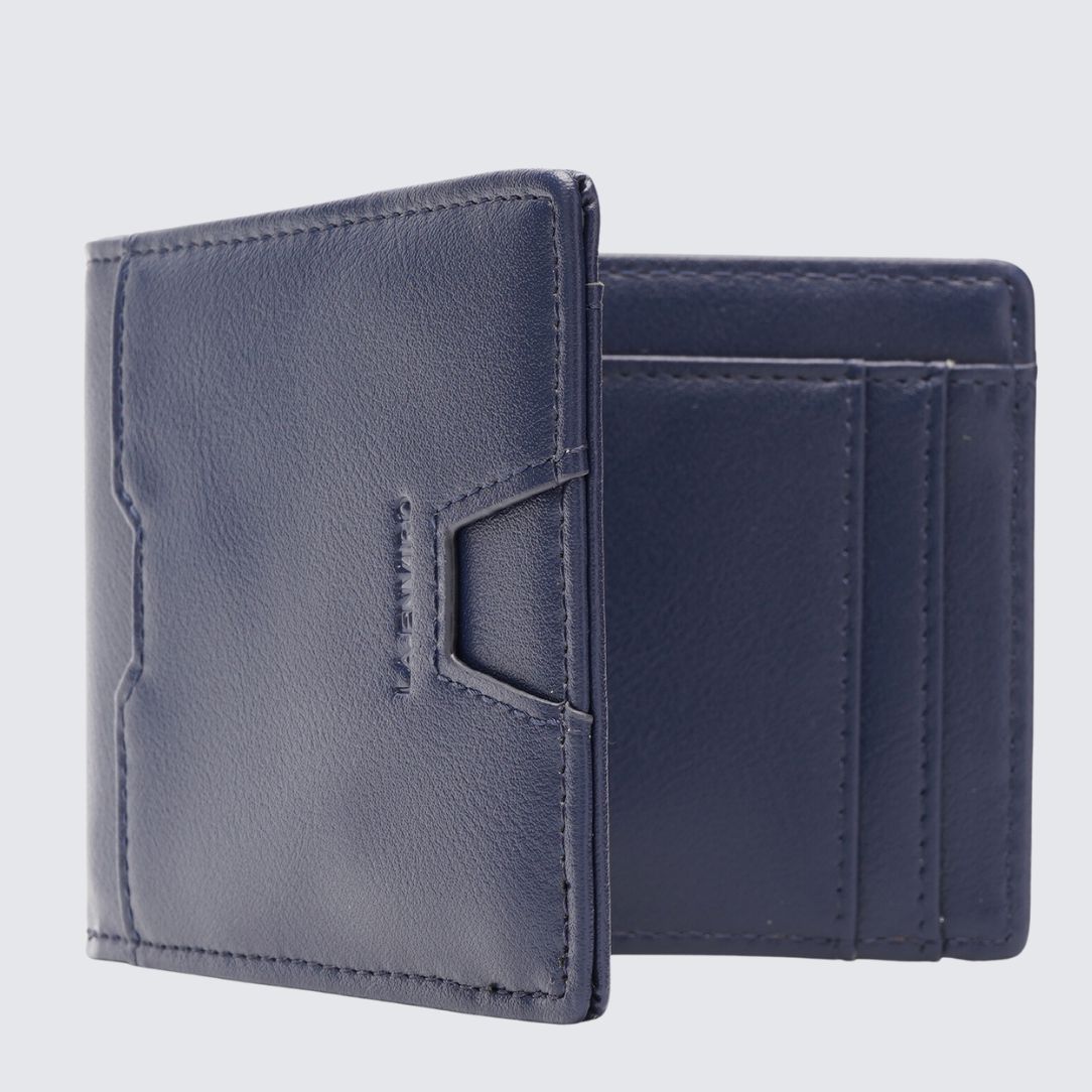 Blue color YAMBA Wallet 8 card holder slots