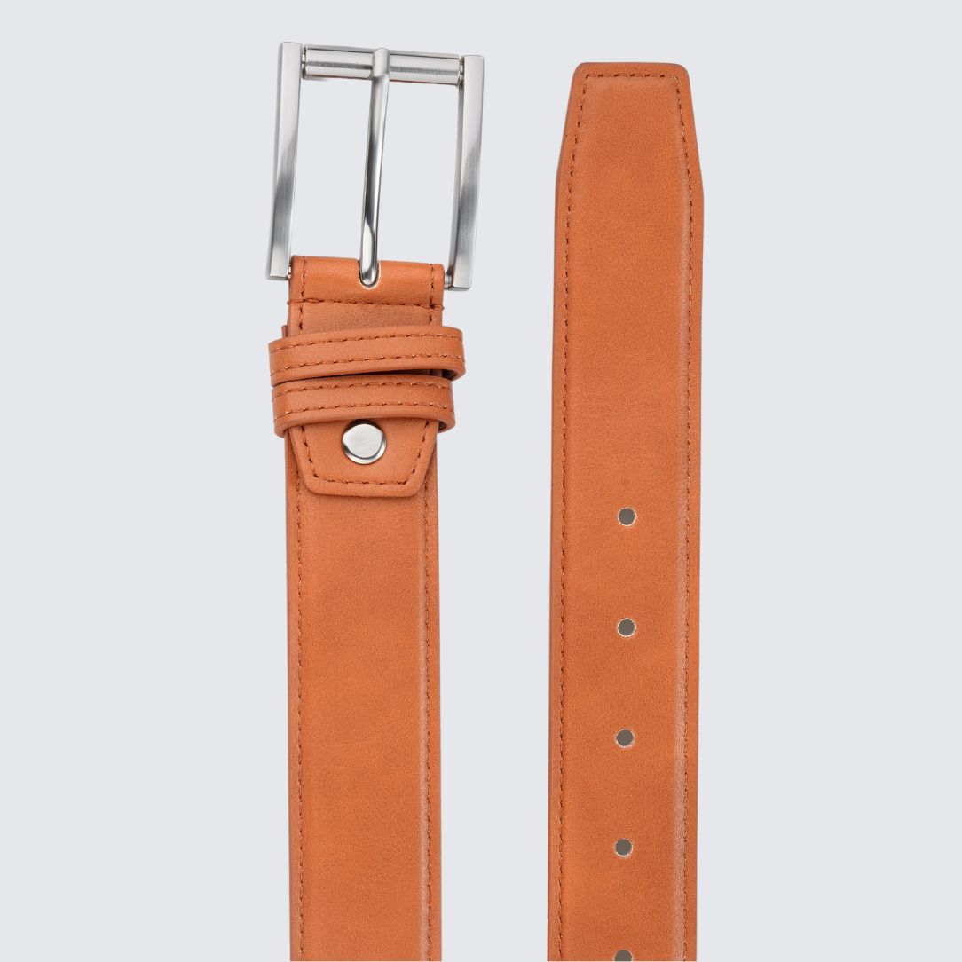 JP Men's Vegan Belt I Tan