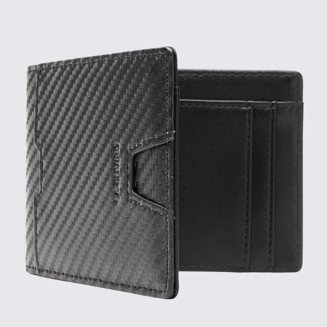 Carbon Black color YAMBA Wallet 8 card holder slots