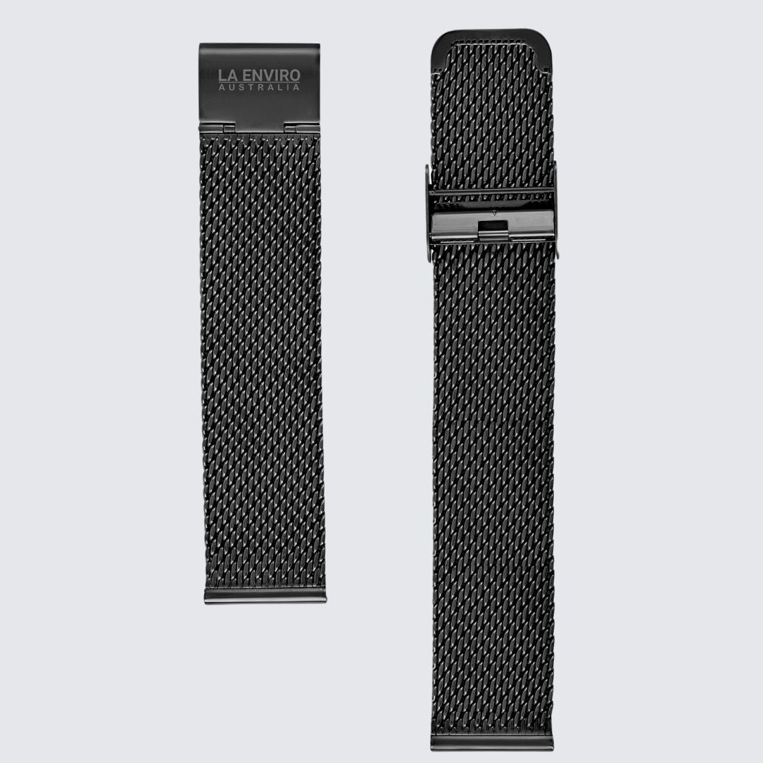 Black Mesh Wrist Strap | 20MM