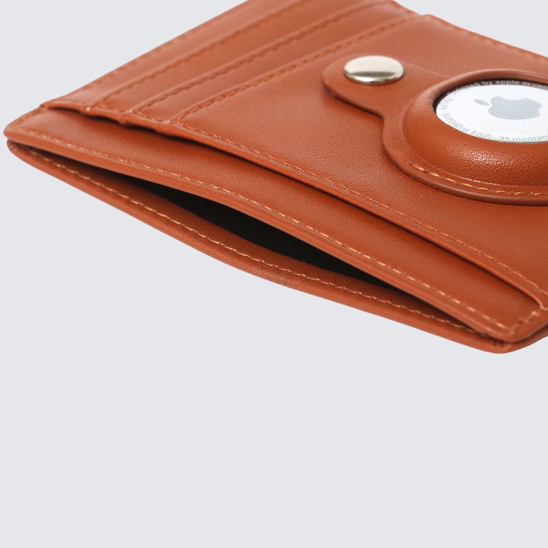 BRADDON Airtag Card Holder I Tan