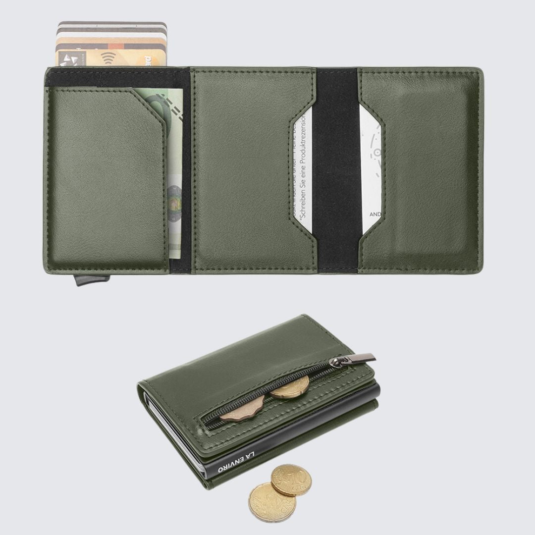 LEURA 2.0 Unisex  Wallet I Green