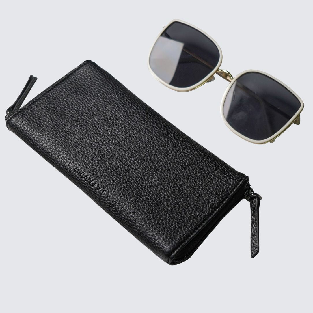 EDEN Double Sided Glasses Case I Black