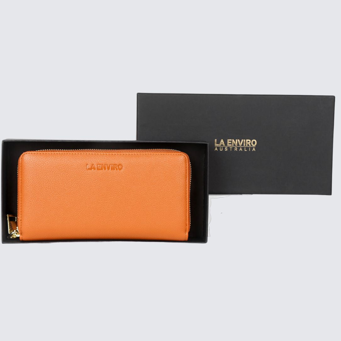 EVA Wallet Tan with box