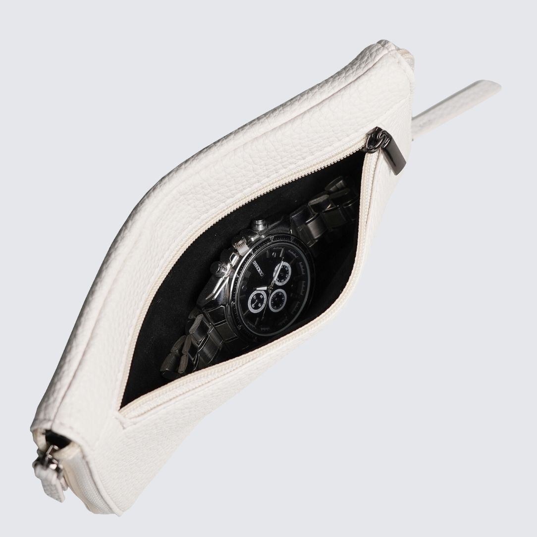 EDEN Double Sided Glasses Case Discrete zip pocket for convenient storage of small items