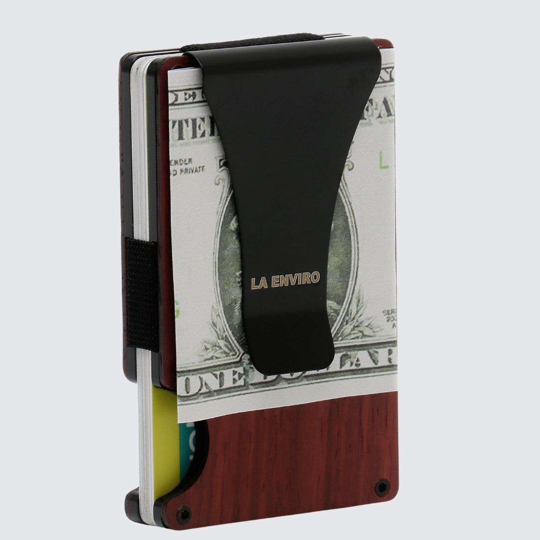 Wooden Wallet – Jarrah Holds up to 12 cards