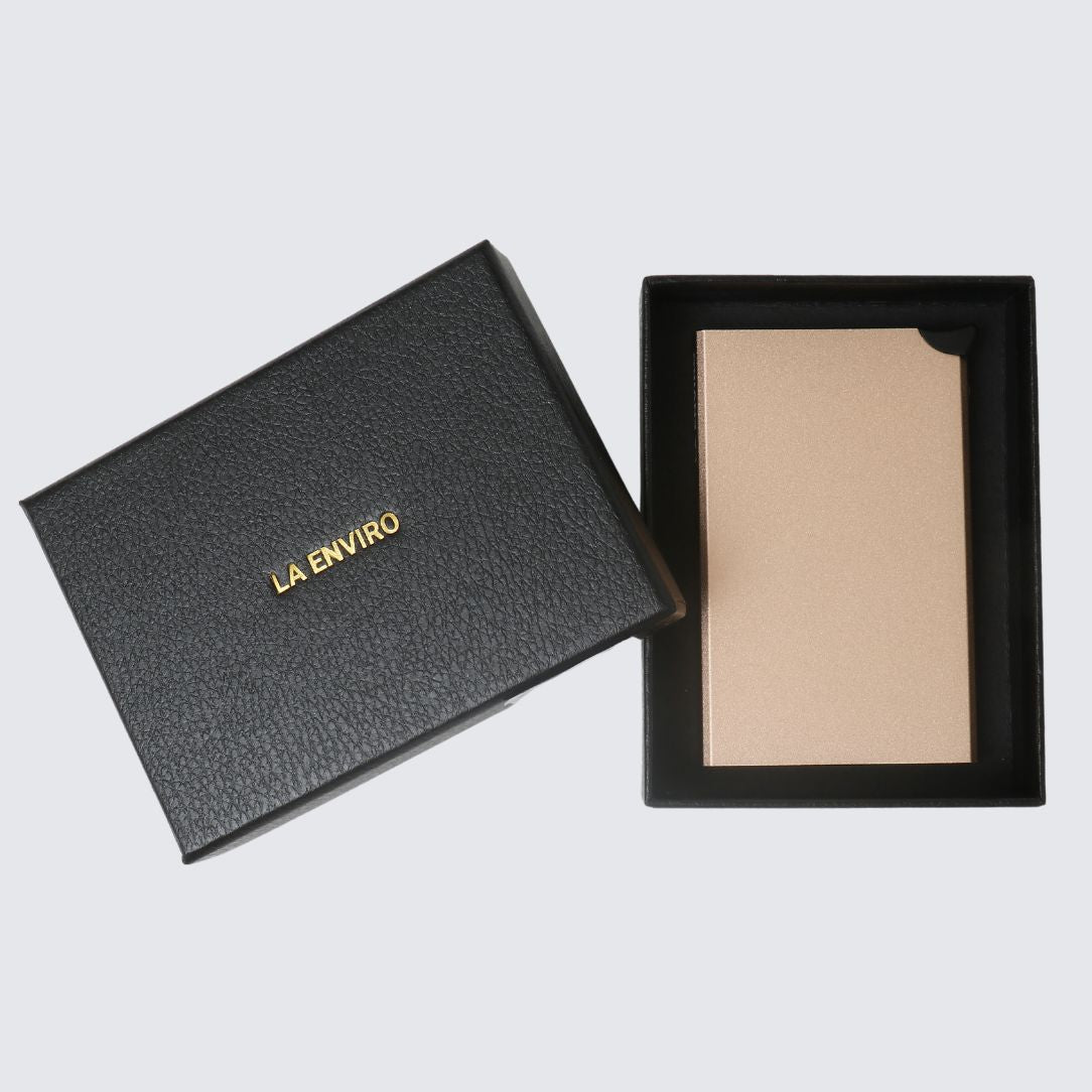 Pink Color HERVEY Card Holder with box