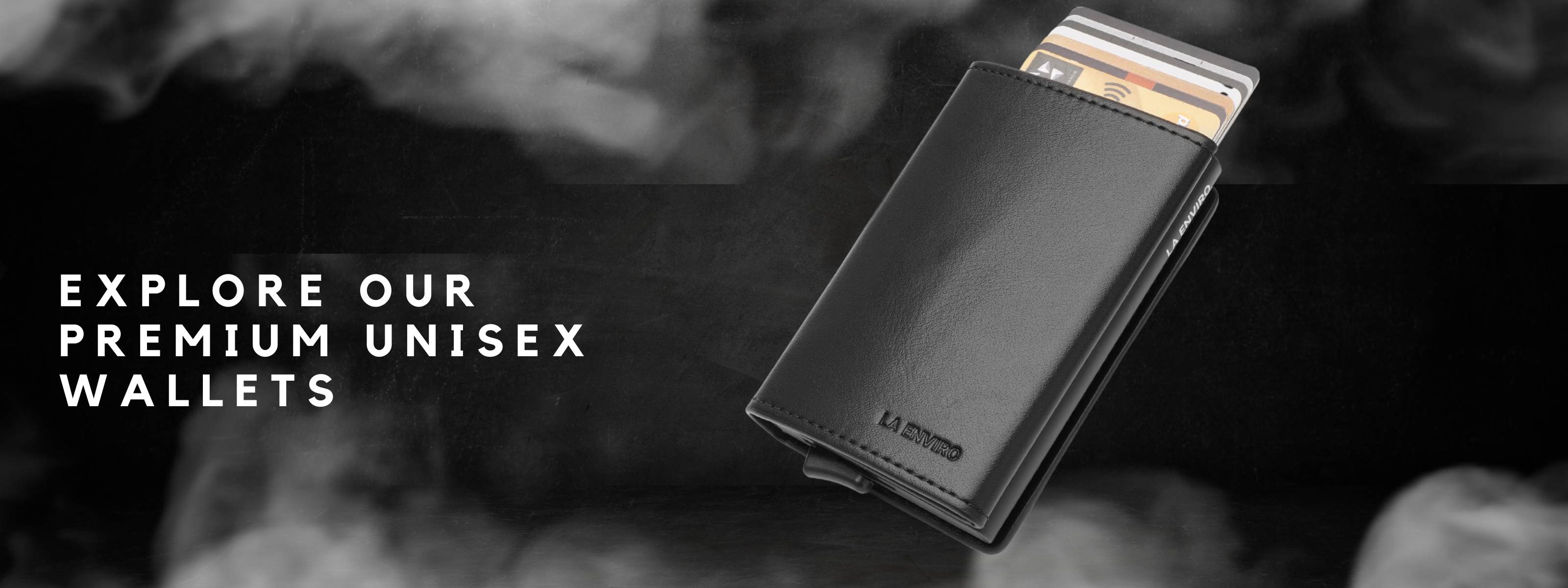 LEURA 2.0 Unisex Wallet I Black I La Enviro