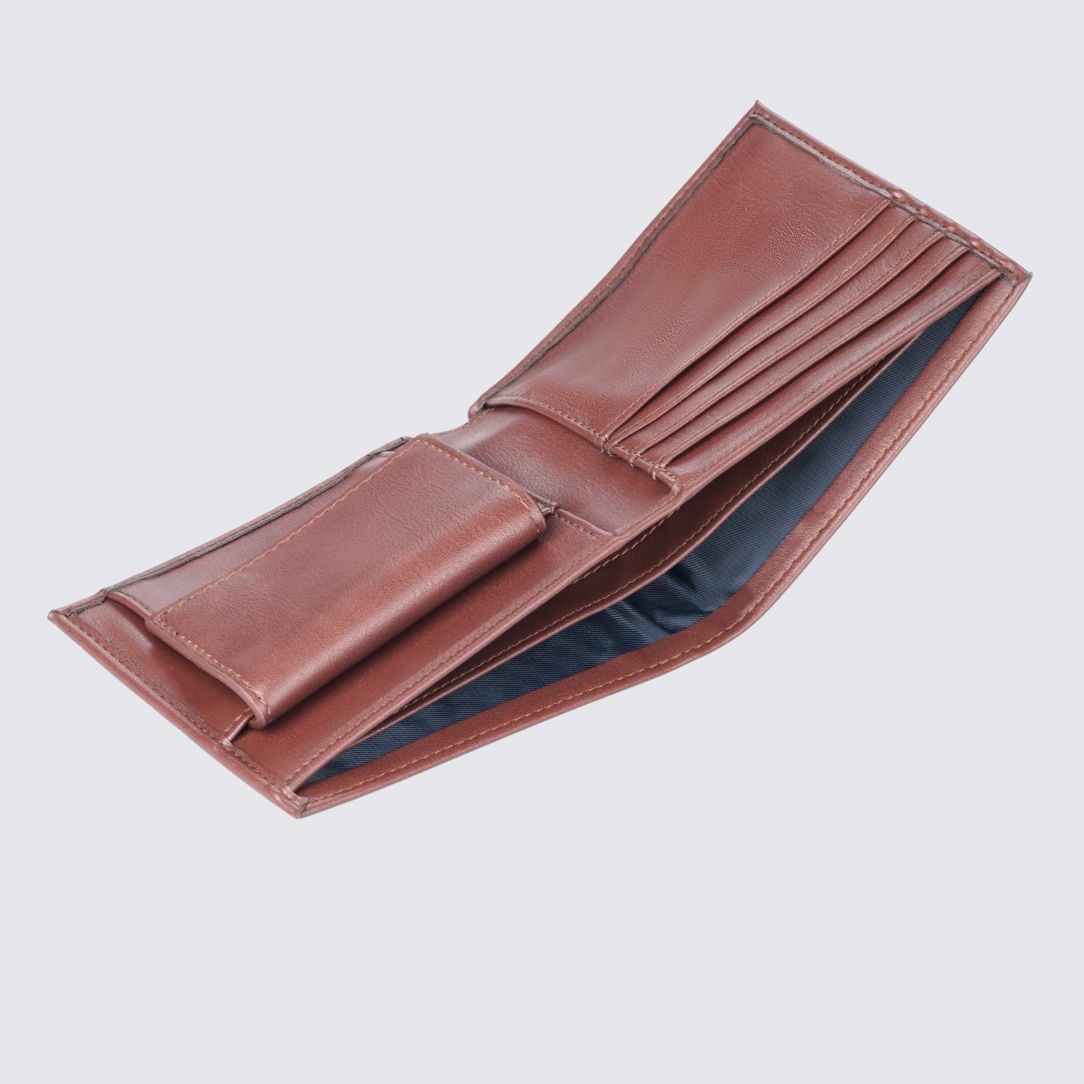 JP Men's Vegan Wallet I Brown