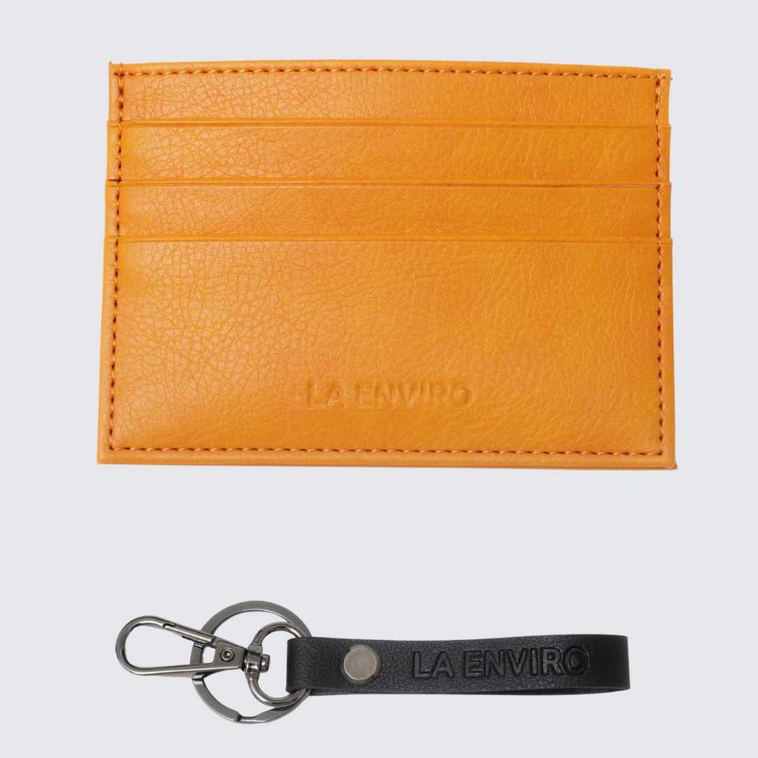 AVOCA Unisex Card Holder I Orange