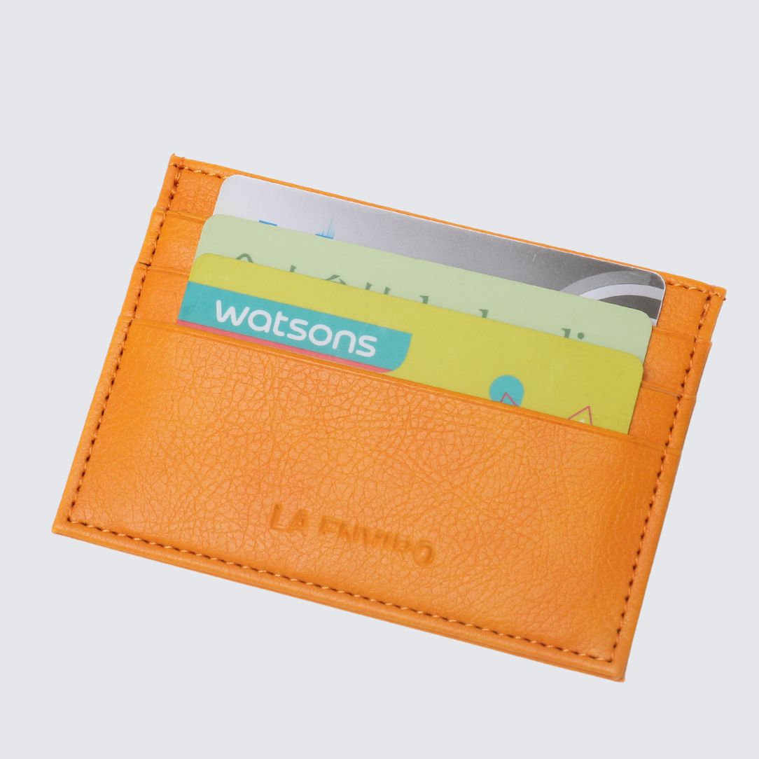 AVOCA Unisex Card Holder I Orange