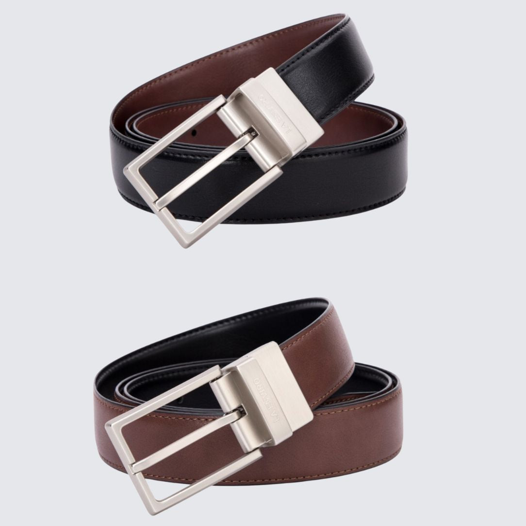 EZRA Reversible Belt | Classic Black & Brown