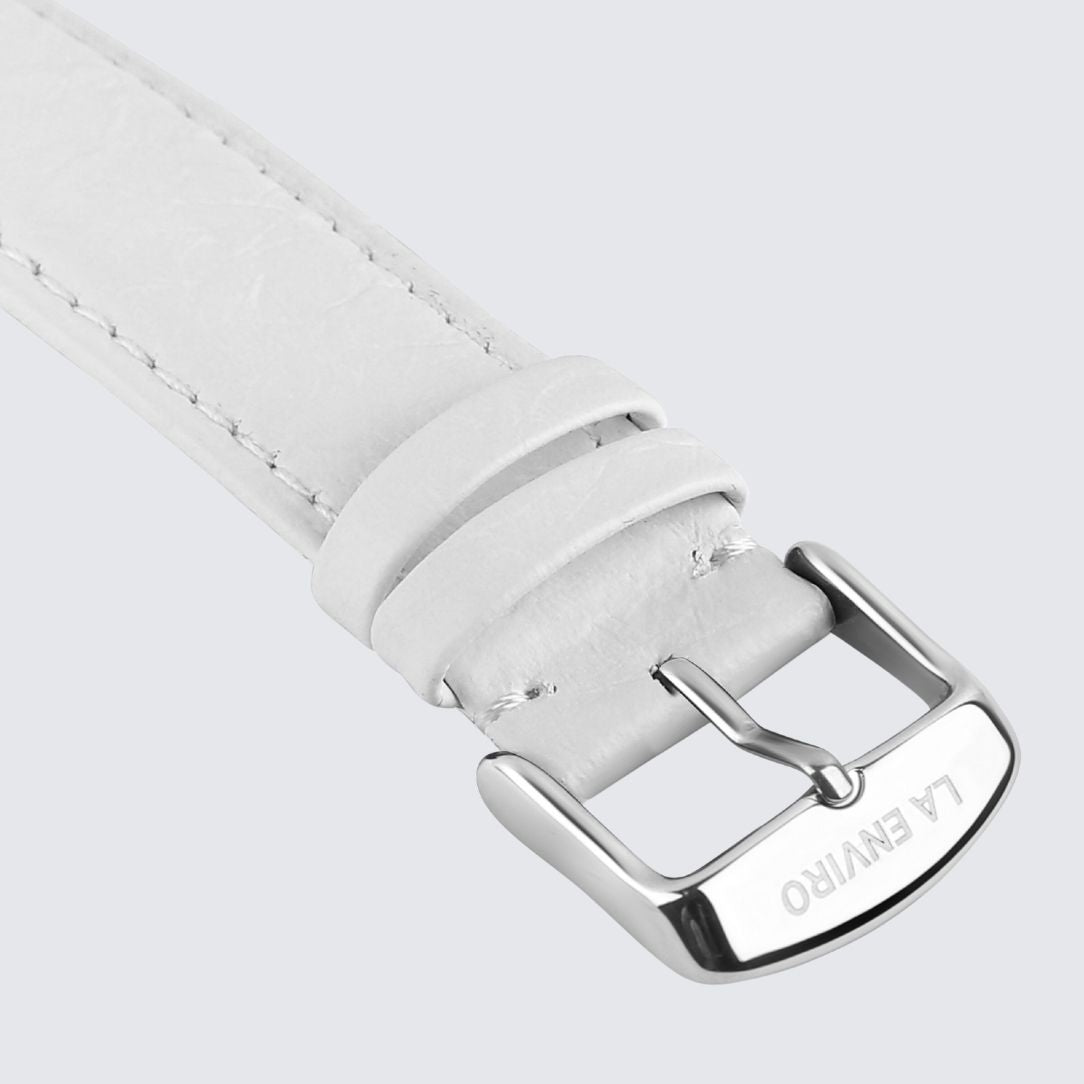 White Pineapple Leather Watch Strap | 20MM