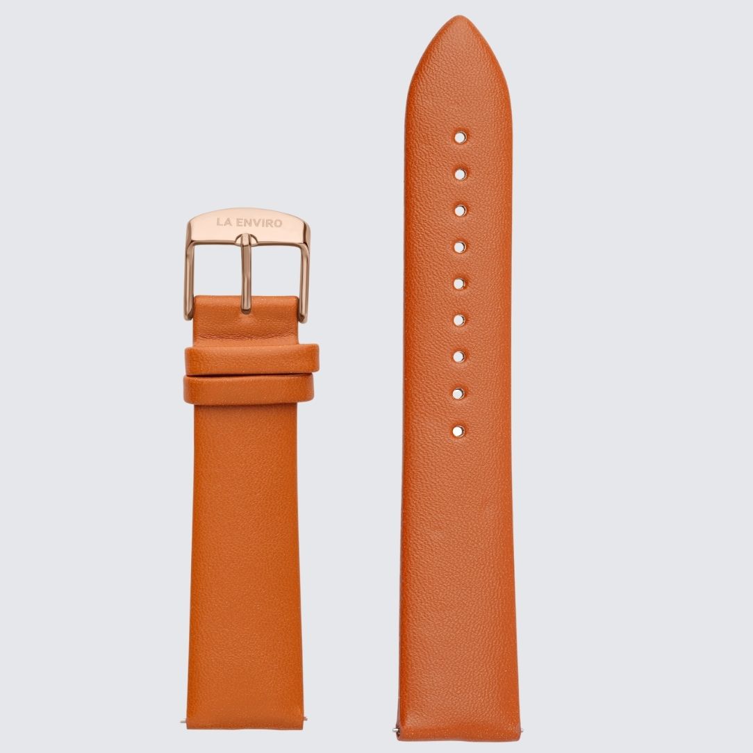 Tan Unstitched Watch Strap | 20MM