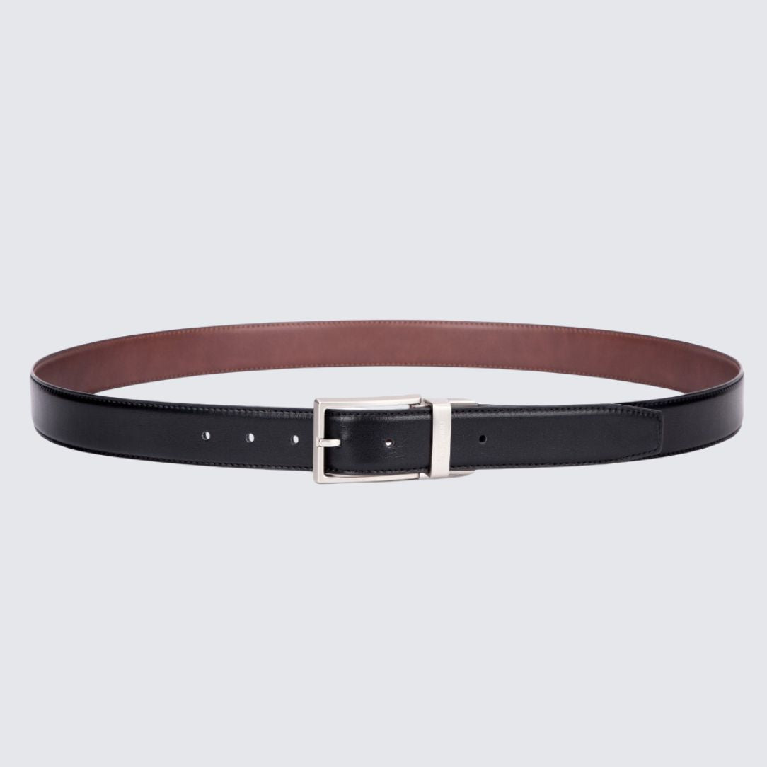 EZRA Reversible Belt | Classic Black & Brown