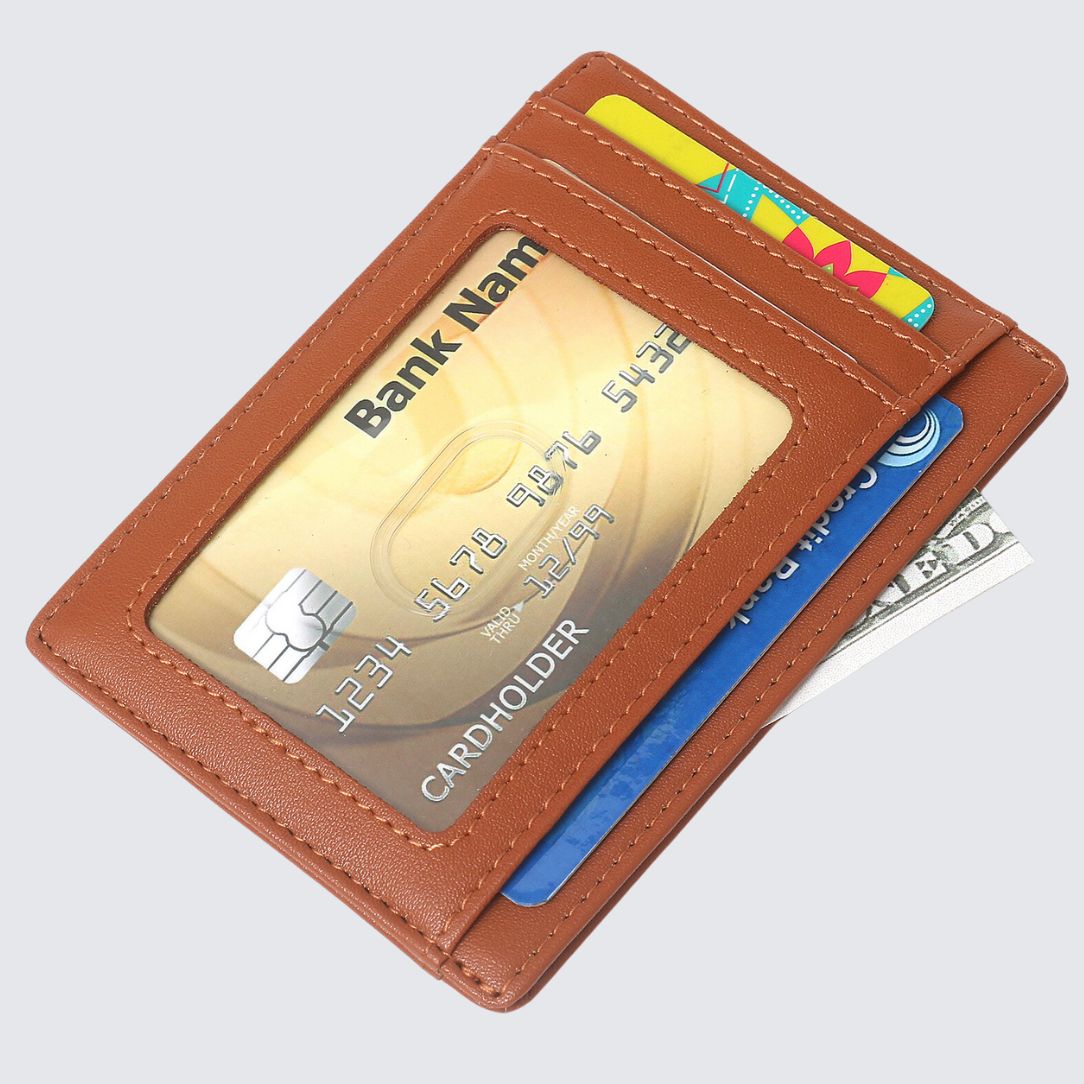 BRADDON Airtag Card Holder I Tan