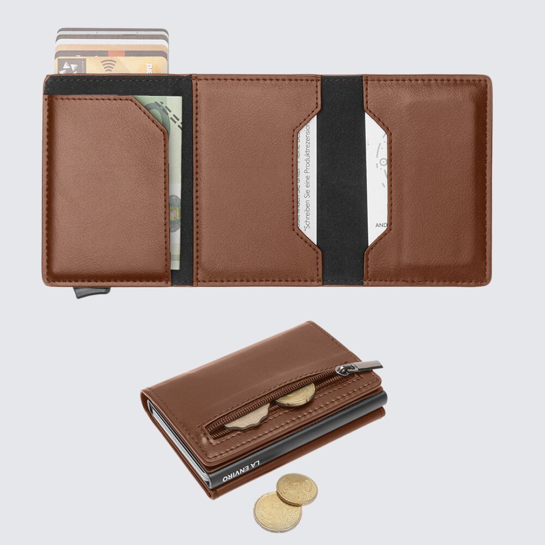 LEURA 2.0 Unisex  Wallet I Brown