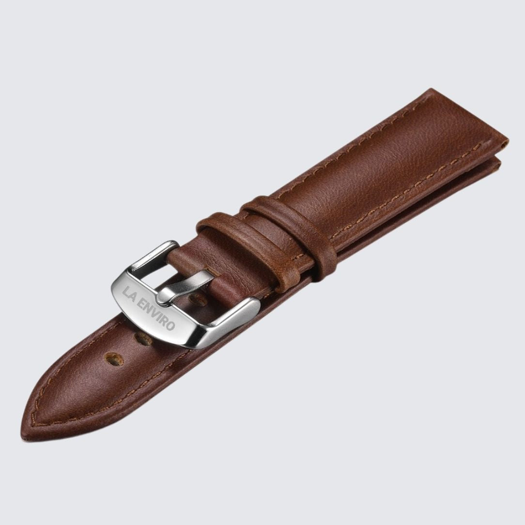 Brown Vegan Leather  Strap | 20MM