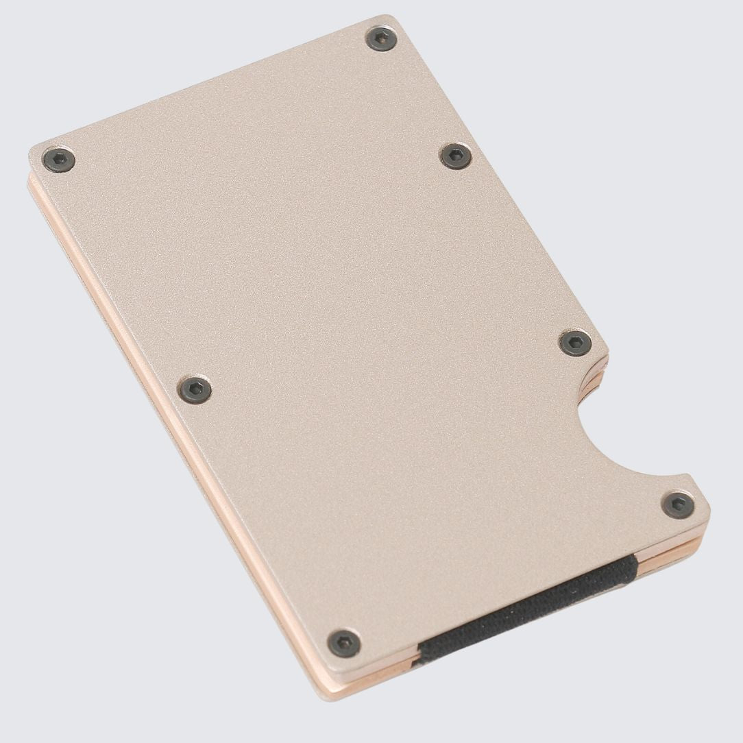 Minimalist Metal Wallet I Pink